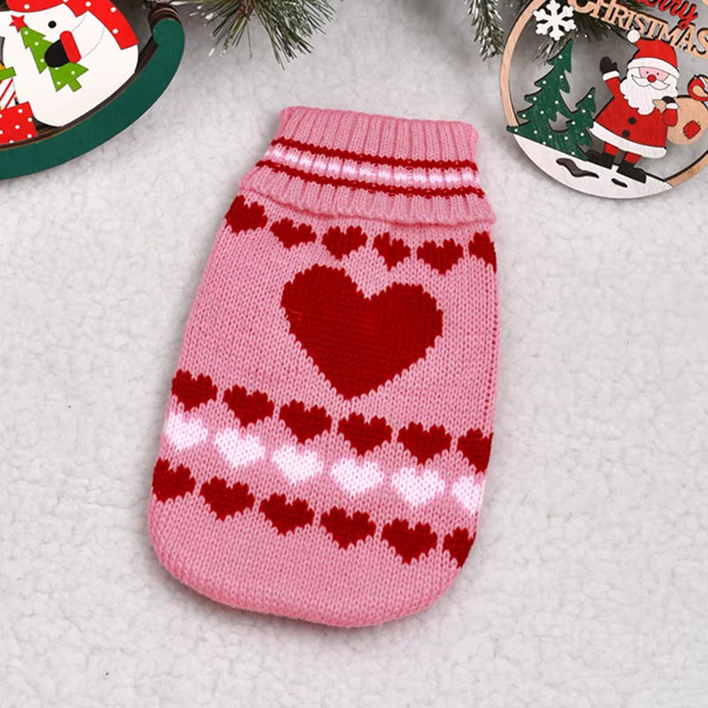 Cute Cat Sweater Costume Winter Warm Pet Clothes for Cats Katten Sphynx Pullover Mascotas Clothing Gatos Products for Animals